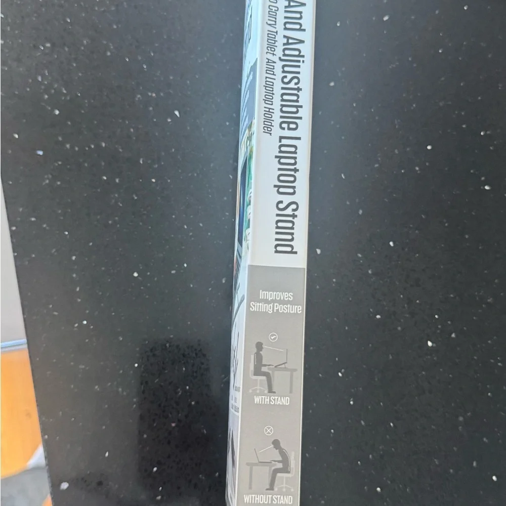 Portable Adjustable Laptop Stand - Silver New (Never open)